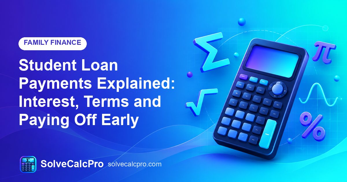 Student Loan Payments Explained: Interest, Terms and Paying Off Early – feature image