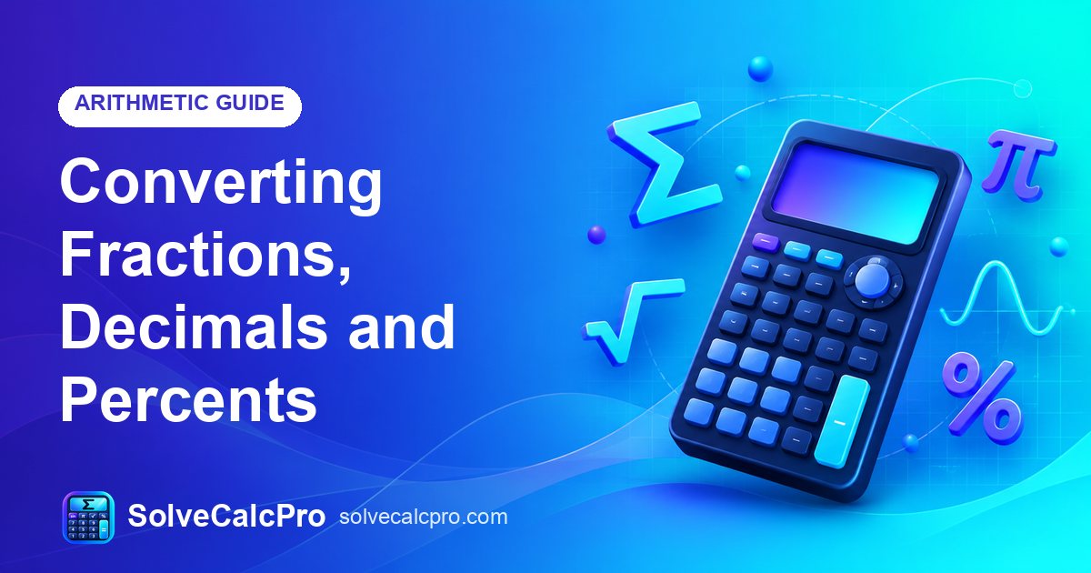 Converting Fractions, Decimals and Percents – feature image