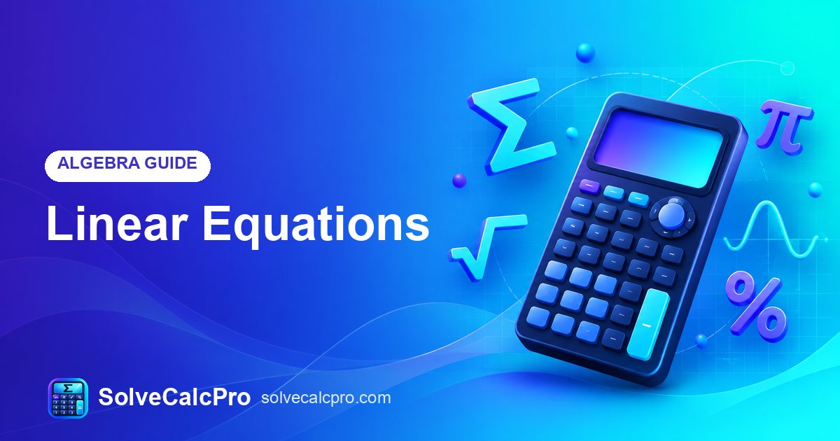 Linear Equations – feature image