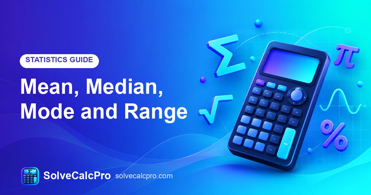 Mean, Median, Mode and Range – feature image