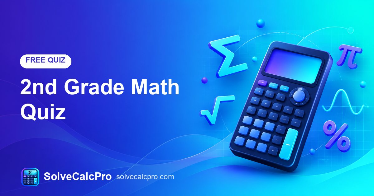 2nd Grade Math Quiz – free practice