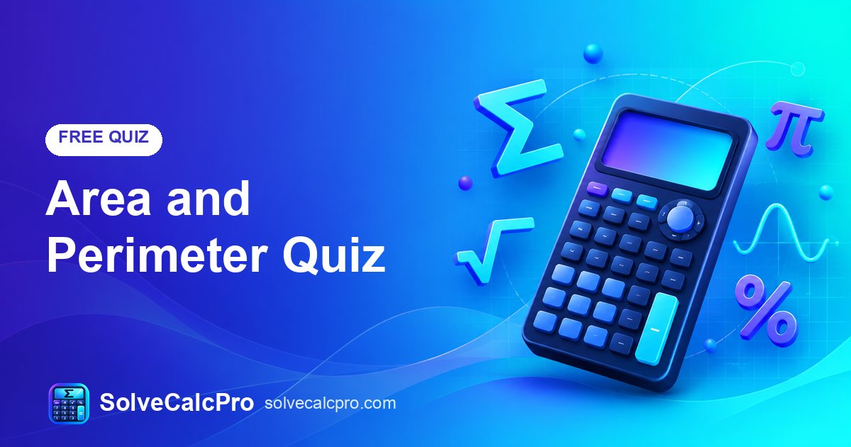 Area and Perimeter Quiz – free practice