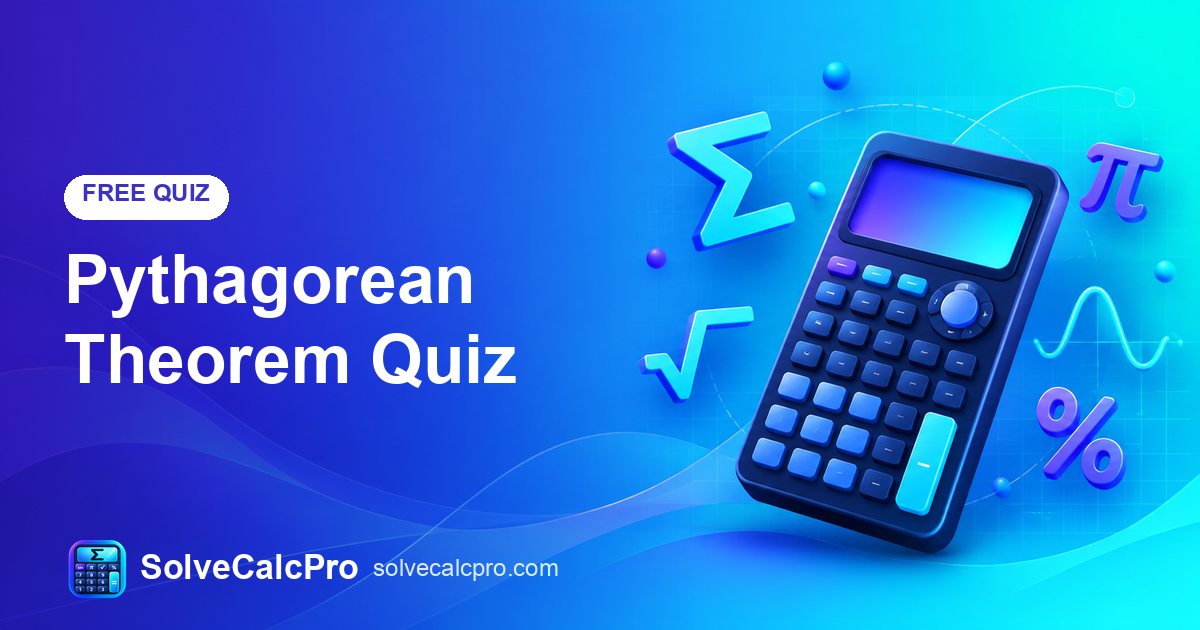Pythagorean Theorem Quiz – free practice